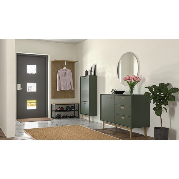 Zeleni preklopni ormarić za cipele Svea – Tenzo-image-1