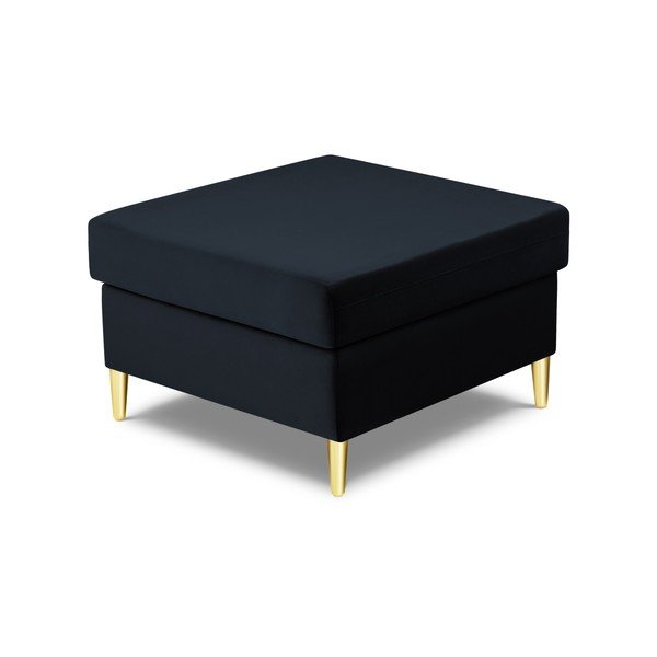 Tamno plavi baršunast tabure Kyoto – Cosmopolitan Design-image-2