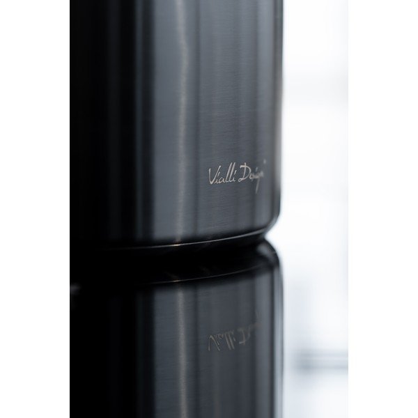 Crno kuhalo za vodu s klipom Vialli Design Diamante, 1,5 l-image-2