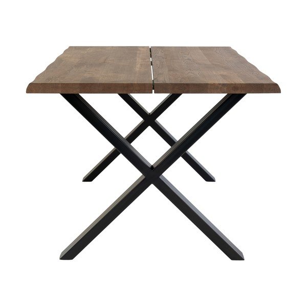 Blagovaonski stol s pločom od punog hrasta House Nordic Toulon Smoked, 140 x 95 cm-image-3