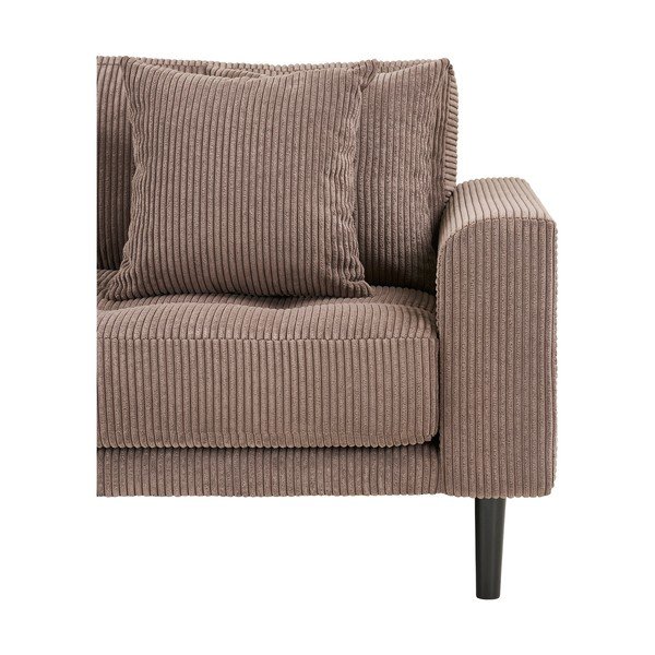 Smeđa sofa od samta 210 cm Lido – House Nordic-image-4