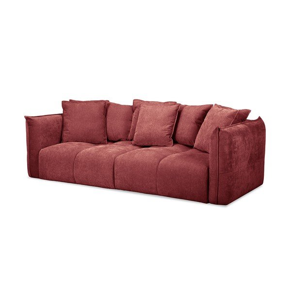 Crvena sofa od šenila Harlem – Bobochic Paris-image-4
