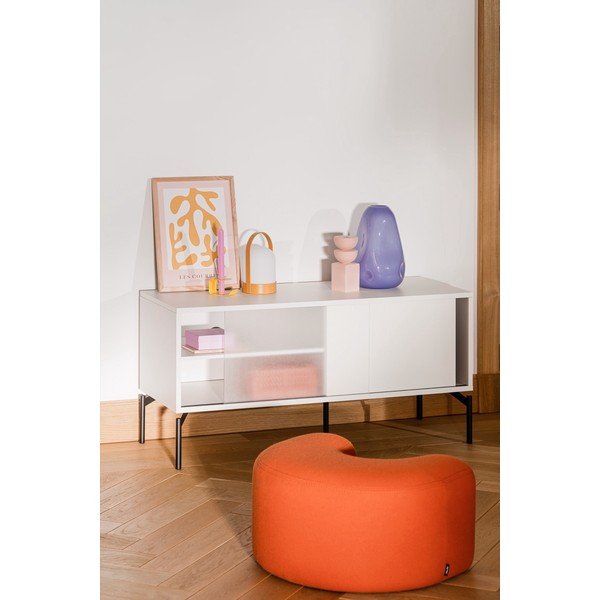 Sivo-bež TV komoda 116x55x42 cm Met Mini – noo.ma-image-4