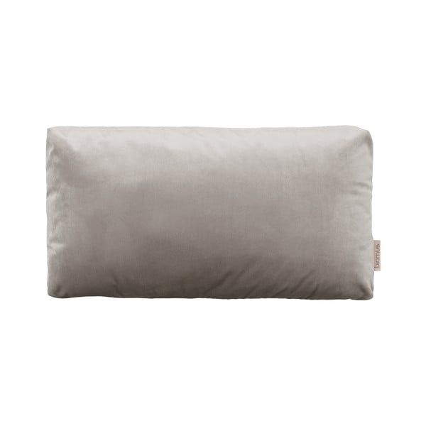 Sivo-smeđa jastučnica baršunaste tkanine Blomus, 50 x 30 cm