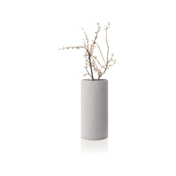 Svijetlo siva vaza Blomus buket, visina 29 cm