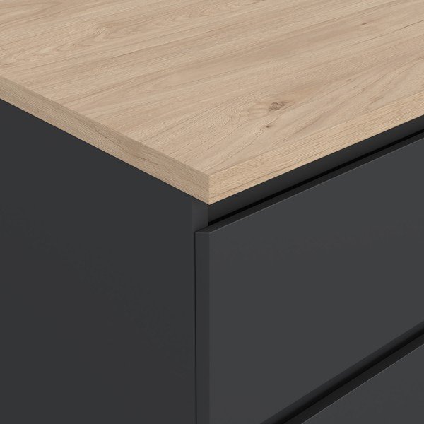 Tamno siva komoda 154x76x50 cm Naia – Tvilum-image-4