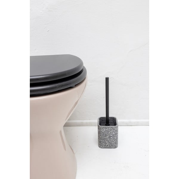 Siva WC četka od polyresina Tom Tailor T-Terrazzo – Wenko-image-1