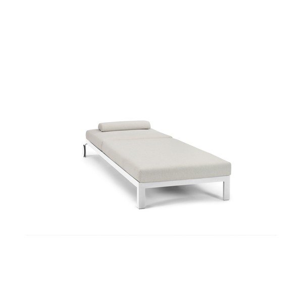 Krem metalna vrtna ležaljka Cubic - Diphano-image-2