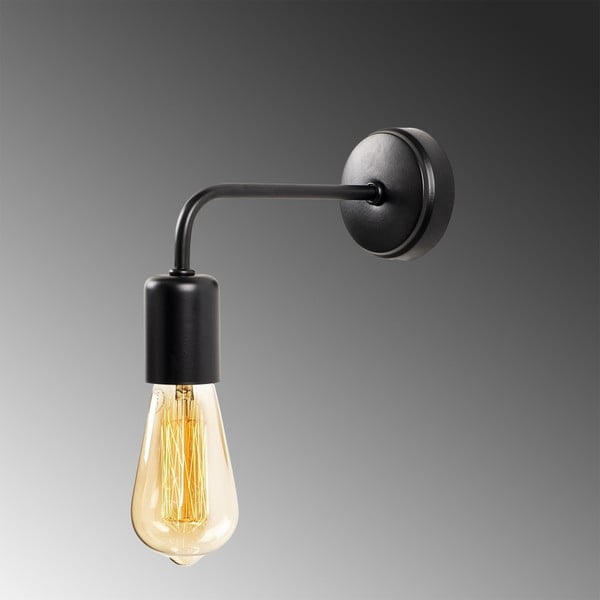Crna zidna lampa Isidora – Opviq lights-image-1