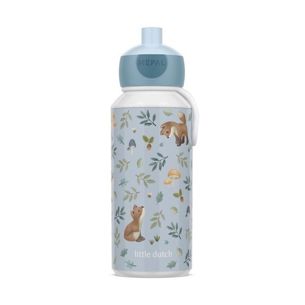 Svijetlo plava plastična dječja boca 400 ml Forest Friends – Mepal