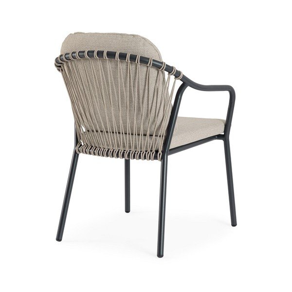 Svjetlo smeđa metalna vrtna stolica Edvige – Bizzotto-image-4