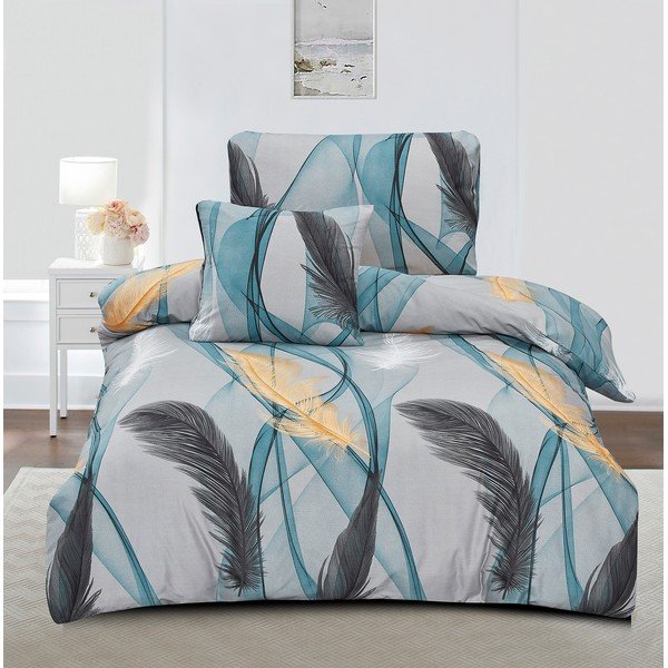 3-dijelna posteljina za krevet za jednu osobu od mikrosatena 140x200 cm Melissa – My House-image-1