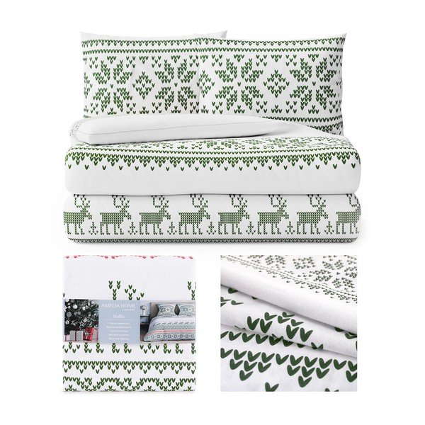 Posteljina od flanela AmeliaHome Snuggy Hollie, 200 x 200 cm-image-2