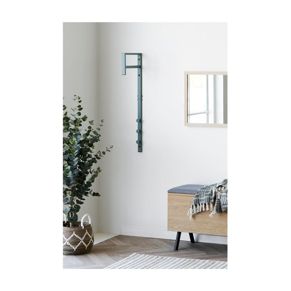 Mentol zelena metalna zidna vješalica 3 cm Trento – House Nordic-image-2