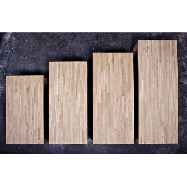 Drveni stol za blagovanje WOOOD Largo Untreated, 85 x 150 cm-image-2