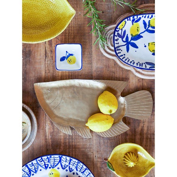 Metalni ukrasni pladanj 35,5x17 cm Fabius – Bloomingville-image-1