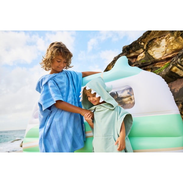 Zeleni dječji ručnik za plažu s kapuljačom Sunnylife Monster, 3-6 god-image-2