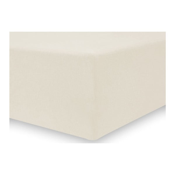 Krem plahta s gumicom DecoKing Nephrite, 220/240 x 220 cm-image-1