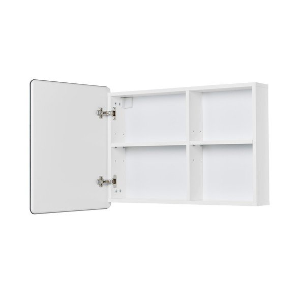 Bijeli zidni/s ogledalom kupaonski ormarić 80x58 cm Color Bath – Tom Tailor-image-3