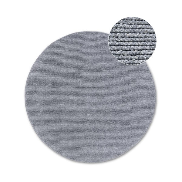 Sivi ručno rađen vuneni okrugli tepih ø 160 cm Francois – Villeroy&Boch