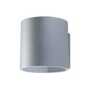 Siva zidna lampa Sollux Roda