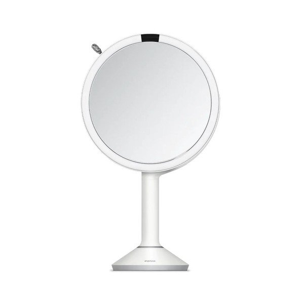 Kozmetičko ogledalo s osvjetljenjem/povećavajuće (5x) ø 20 cm Sensor Trio – simplehuman