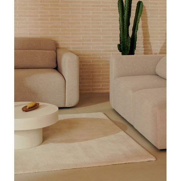 Krem tepih 200x300 cm Empuries – Kave Home-image-1