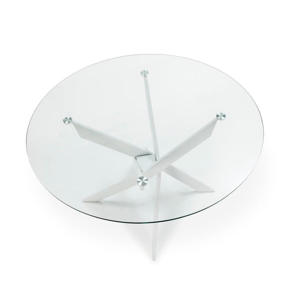 Okrugao blagovaonski stol sa staklenom pločom stola 120x120 cm Ruth – Marckeric-image-4