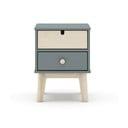 Dječji noćni ormarić prljavo zeleni Estefania – Marckeric