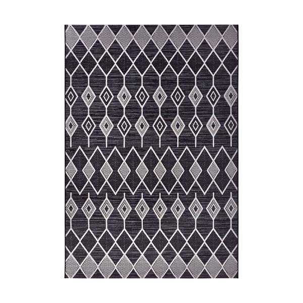 Antracitno sivi vanjski tepih 194x290 cm – Elle Decoration