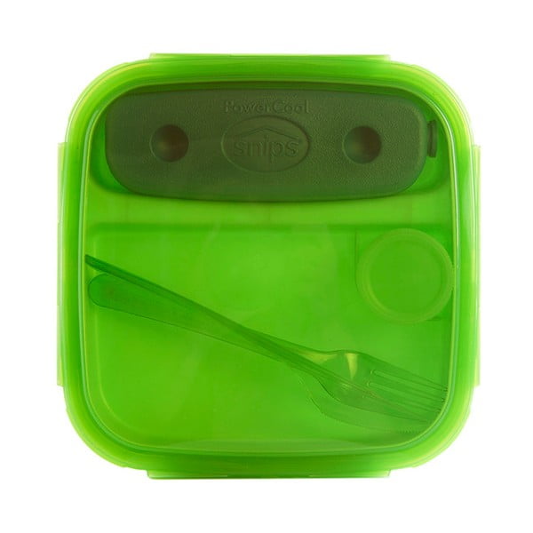 Zelena kutija za objed s priborom za jelo i hladnjakom Snips Lunch, 1,5 l-image-4