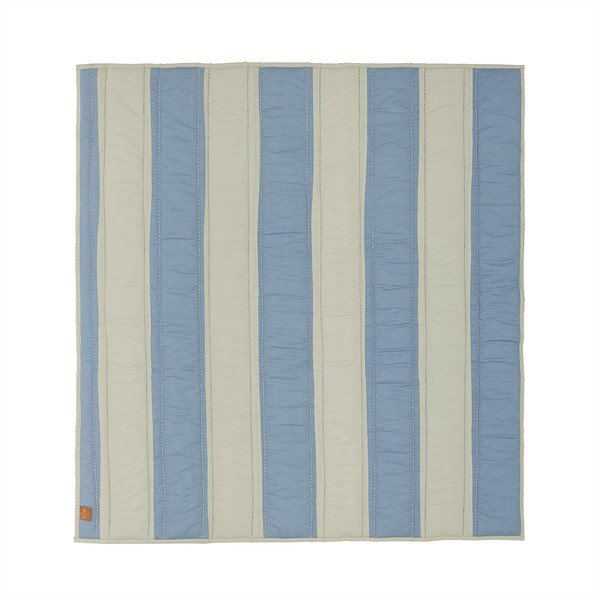Plava/krem dječja podloga za igru 130x140 cm Striped – OYOY Mini