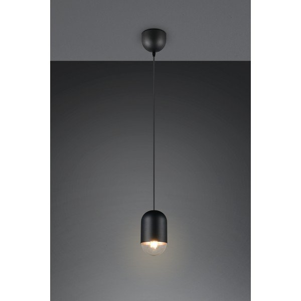 Crna metalna viseća svjetiljka ø 11 cm Nara – Reality-image-1