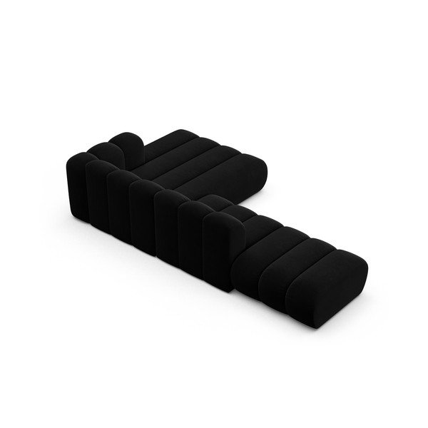 Antracitno siva kutna garnitura (s desnim kutom) Lupine – Micadoni Home-image-3