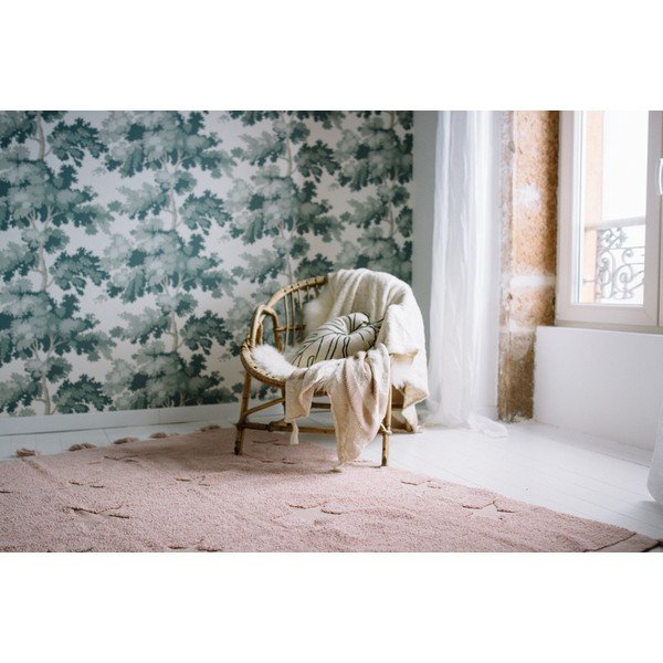Ružičasti periv/ručno rađen pamučan dječji tepih 120x175 cm Hippy Stars Vinatge Nude – Lorena Canals-image-4