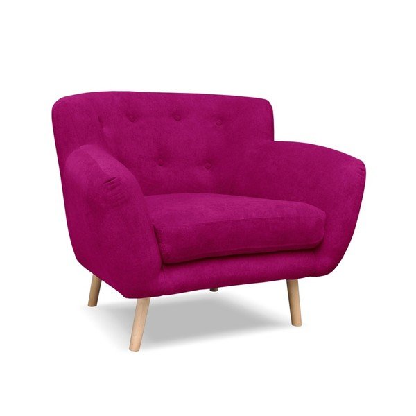Tamno ružičasta fotelja Cosmopolitan Design London-image-2
