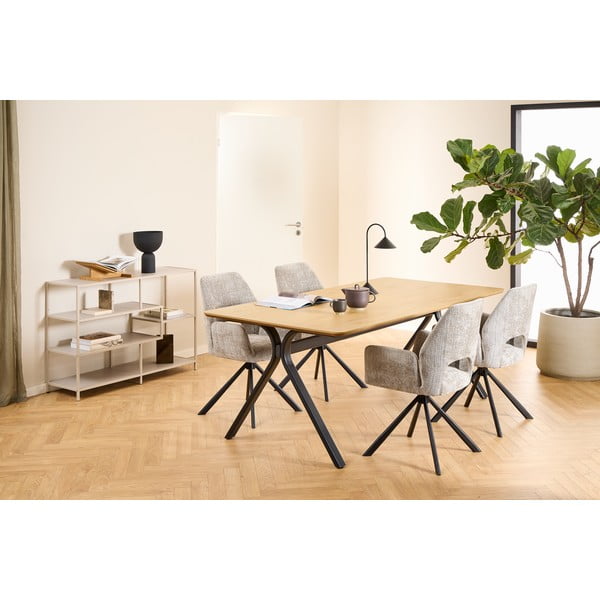 Siva biblioteka 114x78x35 cm Seaford – Actona-image-4