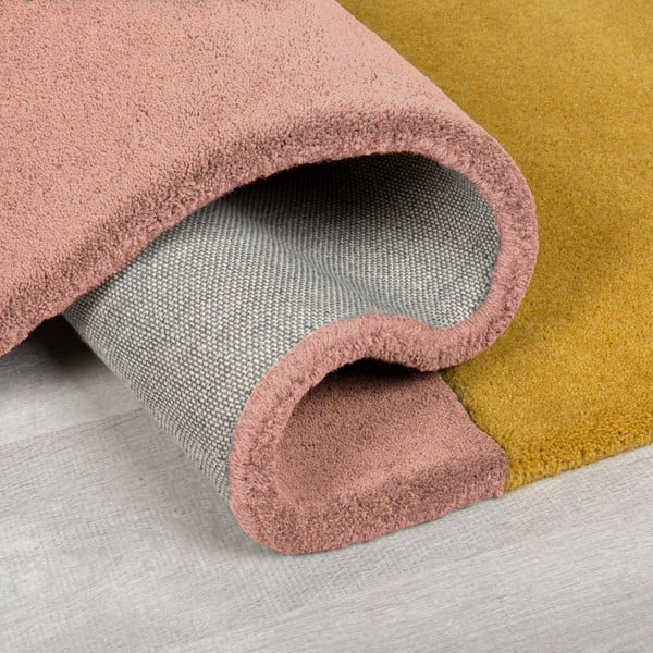 Plavi ručno rađen vunen tepih 200x290 cm Lozenge Bright Multi – Flair Rugs-image-3