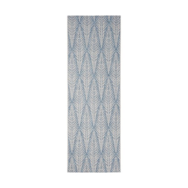 Sivo-plavi vanjski tepih NORTHRUGS Pella, 70 x 200 cm