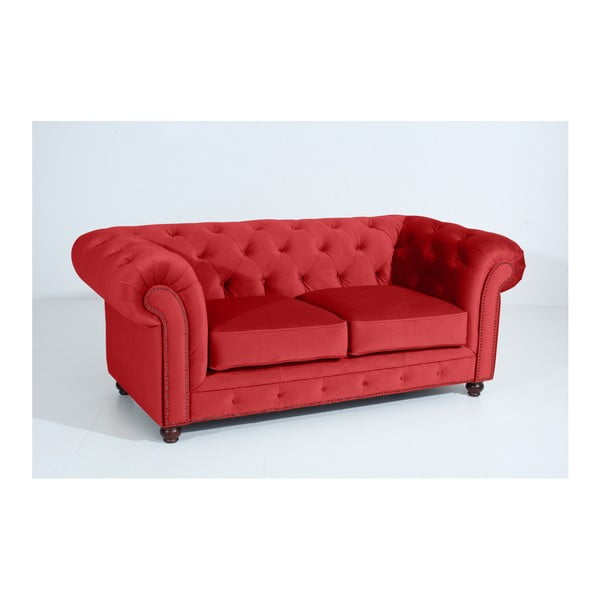 Crvena sofa Max Winzer Orleans Velvet, 196 cm-image-2