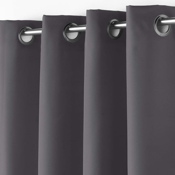 Tamno siva zavjesa 140x180 cm Essentiel – douceur d'intérieur-image-1