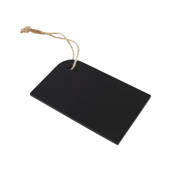 Crna viseća ploča za krede T&amp;G Woodware Rustic, 10,5 x 7 cm