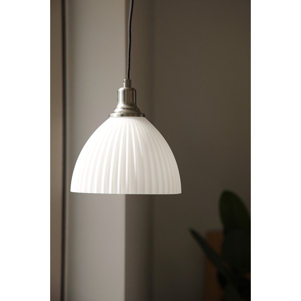 Bijela staklena viseća svjetiljka ø18x18 cm Ro – Markslöjd-image-1