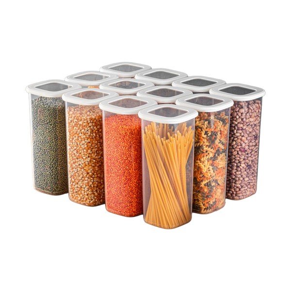 Posude za namirnice u setu 12 kom za čuvanje hrane Fresco – Hermia