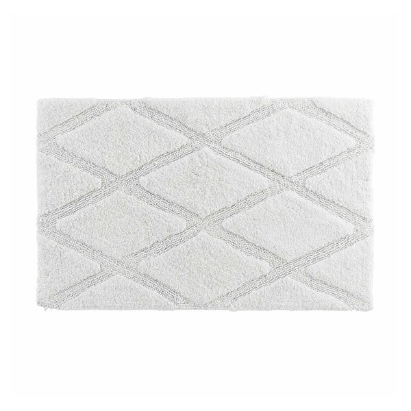 Bijela kupaonska prostirka 50x80 cm Thais – douceur d'intérieur