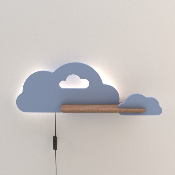 Bijelo-plava dječja svjetiljka Cloud - Candellux Lighting-image-2
