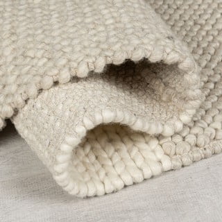 Bež ručno rađena staza od mješavine vune 60x230 cm Minerals Patchwork – Flair Rugs