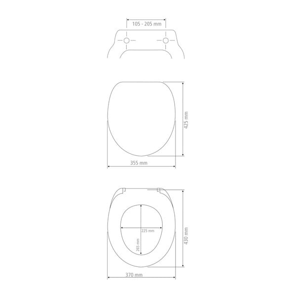 WC daska s automatskim zatvaranjem 37 x 43 cm Rustic – Wenko-image-3