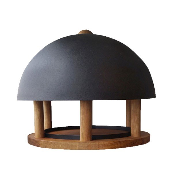 Hrastova kućica za ptice na nozi Esschert Designa-image-1