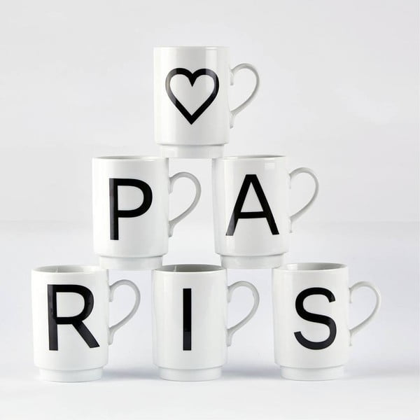 Porculanska šalica sa slovima KJ Collection C, 250 ml-image-2